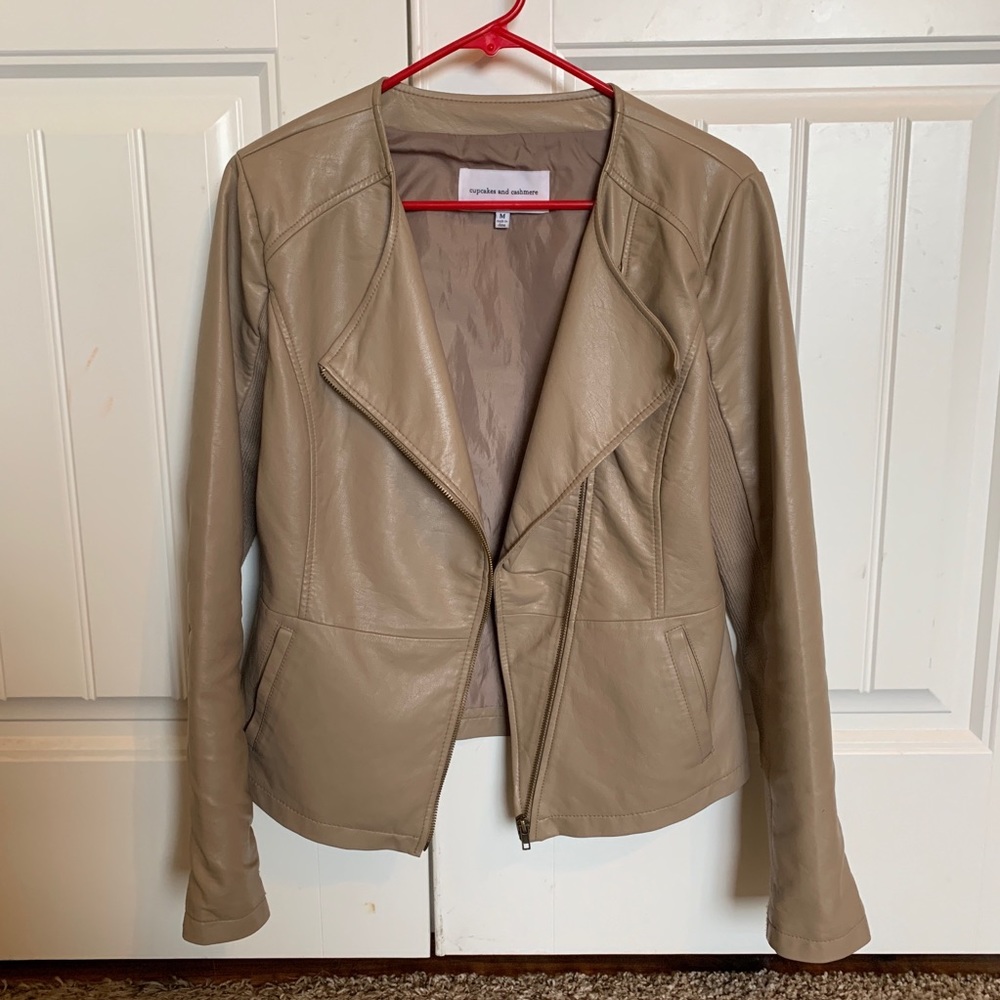 Cupcakes & Cashmere - Caitlyn Vegan Leather Jacket